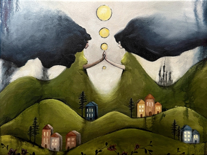 The Fabric of Us by artist Deb Soromenho